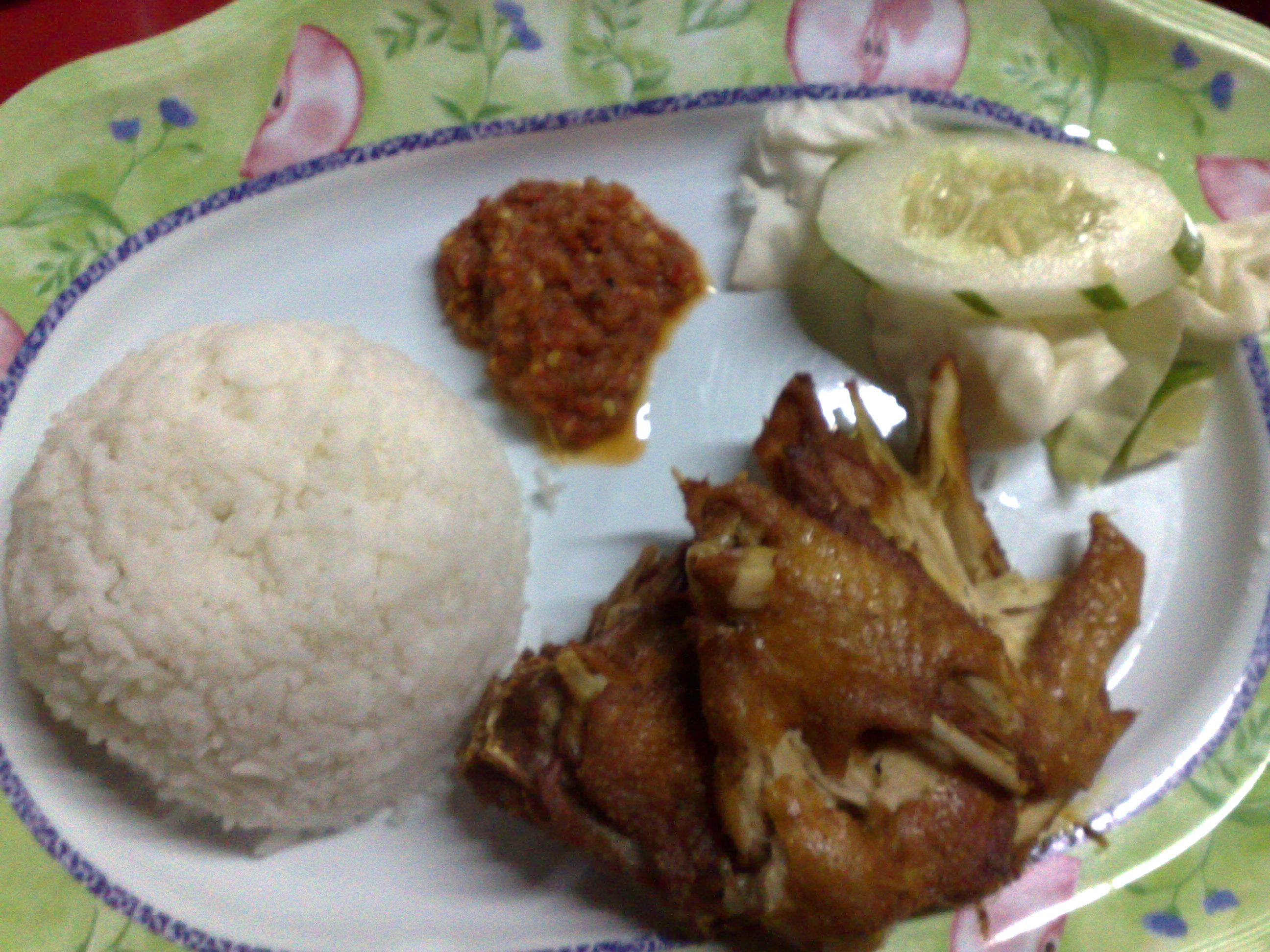 nasi ayam penyet pinang tmn u Johor
